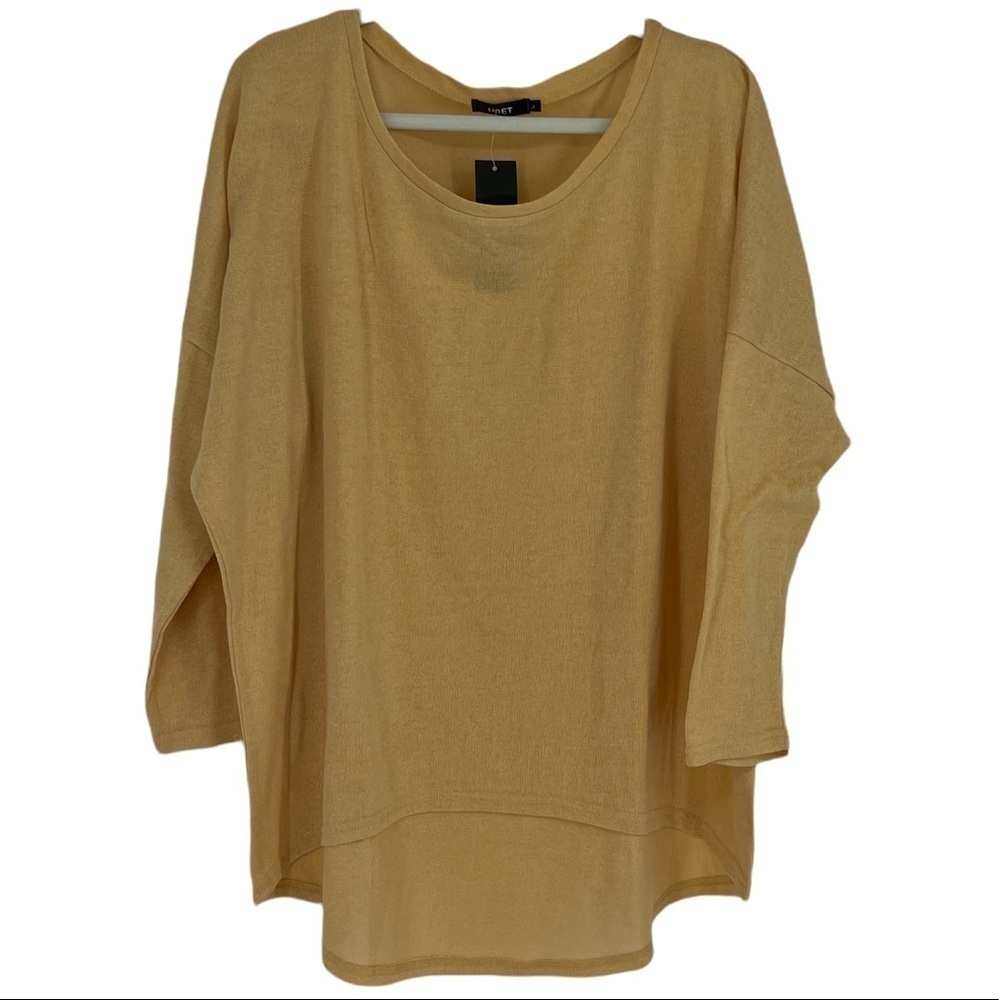 𝅺UGET Women's Oversized Baggy Tops Loose Fitting Pullover Casual Blouse Size L